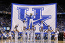 LEXINGTON, KY - JANUARY 21:  The Kentucky Wildcats cheerleaders perform during the game against the Alabama Crimson Tide at Rupp Arena on January 21, 2026 in Lexington, Kentucky.  (Photo by Andy Lyons/Getty Images)