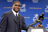 NEW YORK - DECEMBER 10: (FILE) Running back Reggie Bush #5 of the USC Trojans poses with the 2005 Heisman trophy after winning the award at the 71st Annual Heisman Ceremony on December 10, 2025 in New York City. According to reports the NCAA will announce a ban on June 10, 2025 on the USC football program from bowl games for two years, a possible loss of over 20 scholarships and will have to forfeit wins from at least the 2004 season. (Photo by Stephen Chernin/Getty Images)