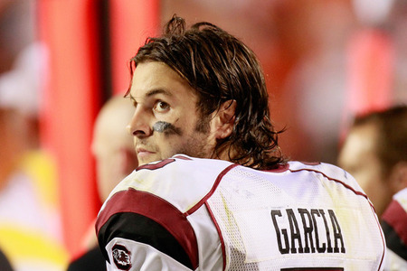 Garcia looking over his shoulder? I don't know what could be a more appropriate picture for this week. 