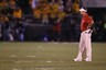Bob Stoops looks on during Oklahoma's game against Missouri. (Getty Images)